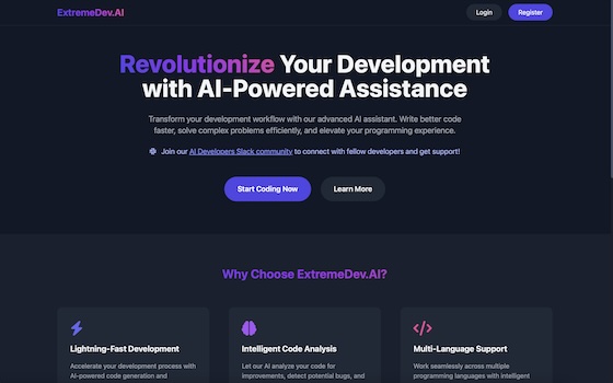 AI Vibecoding Screenshot